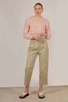 Pink rainbow flecked jumper_7