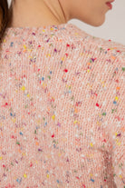 Pink rainbow flecked jumper_10