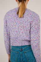 Purple rainbow flecked jumper_13