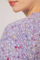 Purple rainbow flecked jumper_5
