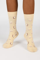 Beige toast and fried egg socks_3
