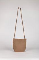 Beige vegan leather small cross body bag_1