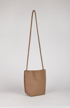 Beige vegan leather small cross body bag_2