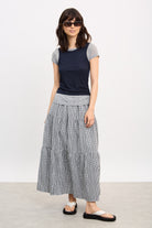 Black and grey tank layered tee T-shirt_4