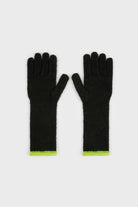 Black and neon trim long gloves_1