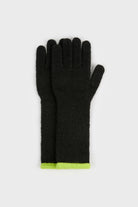 Black and neon trim long gloves_2