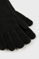 Black and neon trim long gloves_3