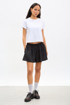 Black and white pinstripe shorts_3