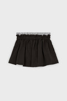 Black and white striped shirting skort_7