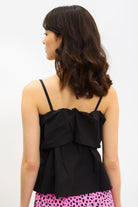 Black cross panel thin strap tank_2