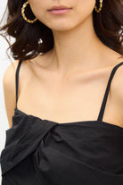 Black cross panel thin strap tank_3