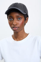 Black denim baseball cap_4