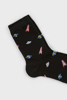 Black flying saucer socks_2