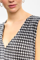 Black houndtooth jumpsuit_4