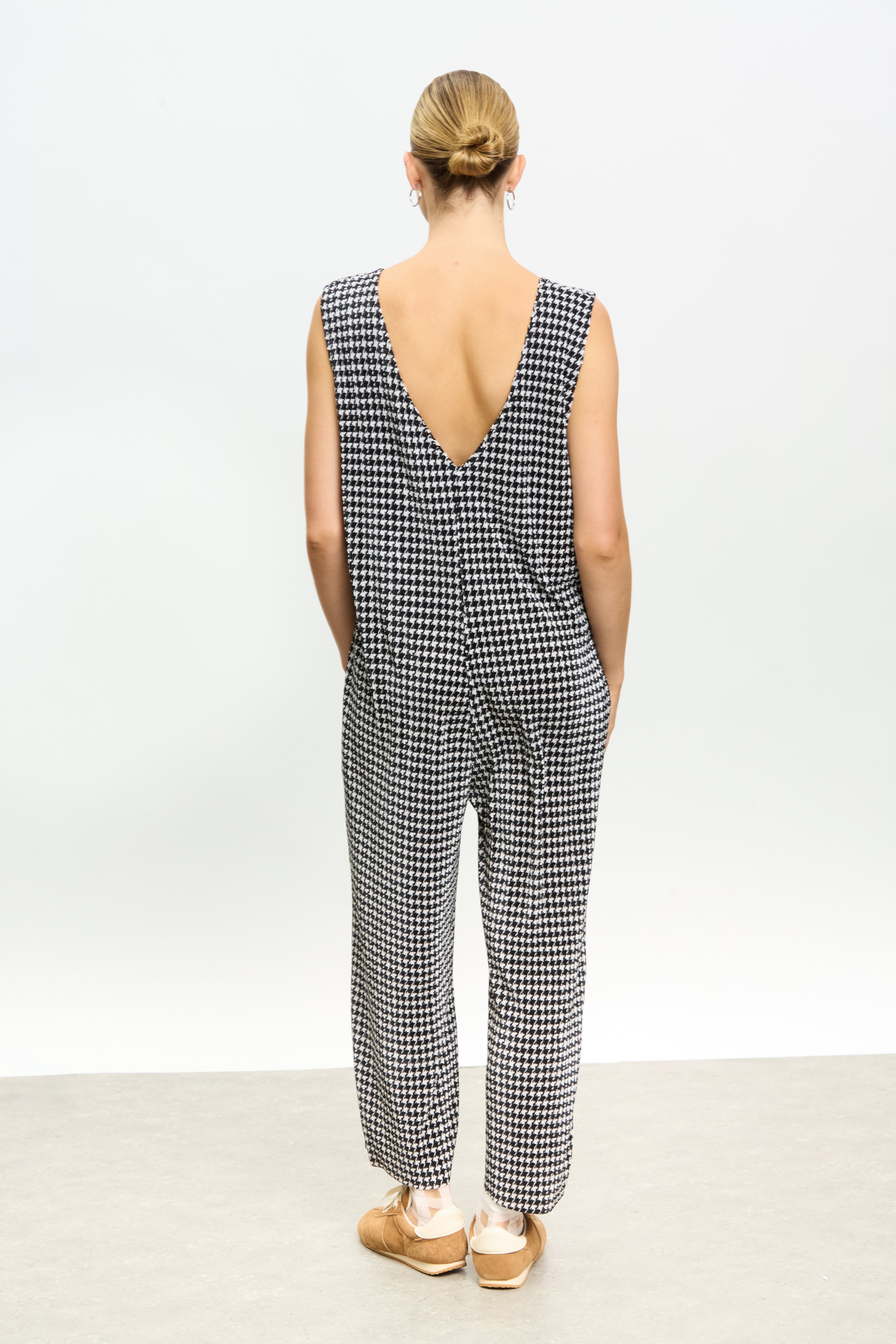 Black houndtooth jumpsuit_2