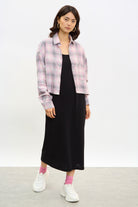 Black jersey low back dress_2