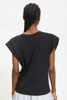 Black padded shoulder tank_2