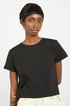 Black perforated holes T-shirt_1