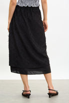 Black ribbon motif skirt_2