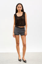 Black semi sheer tie back tank_4