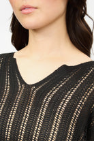 Black sheer knit jumper_3