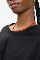 Black waist sleeveless tee_3