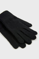 Black wool blend gloves_4