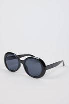 Black and black lens round sunglasses_2
