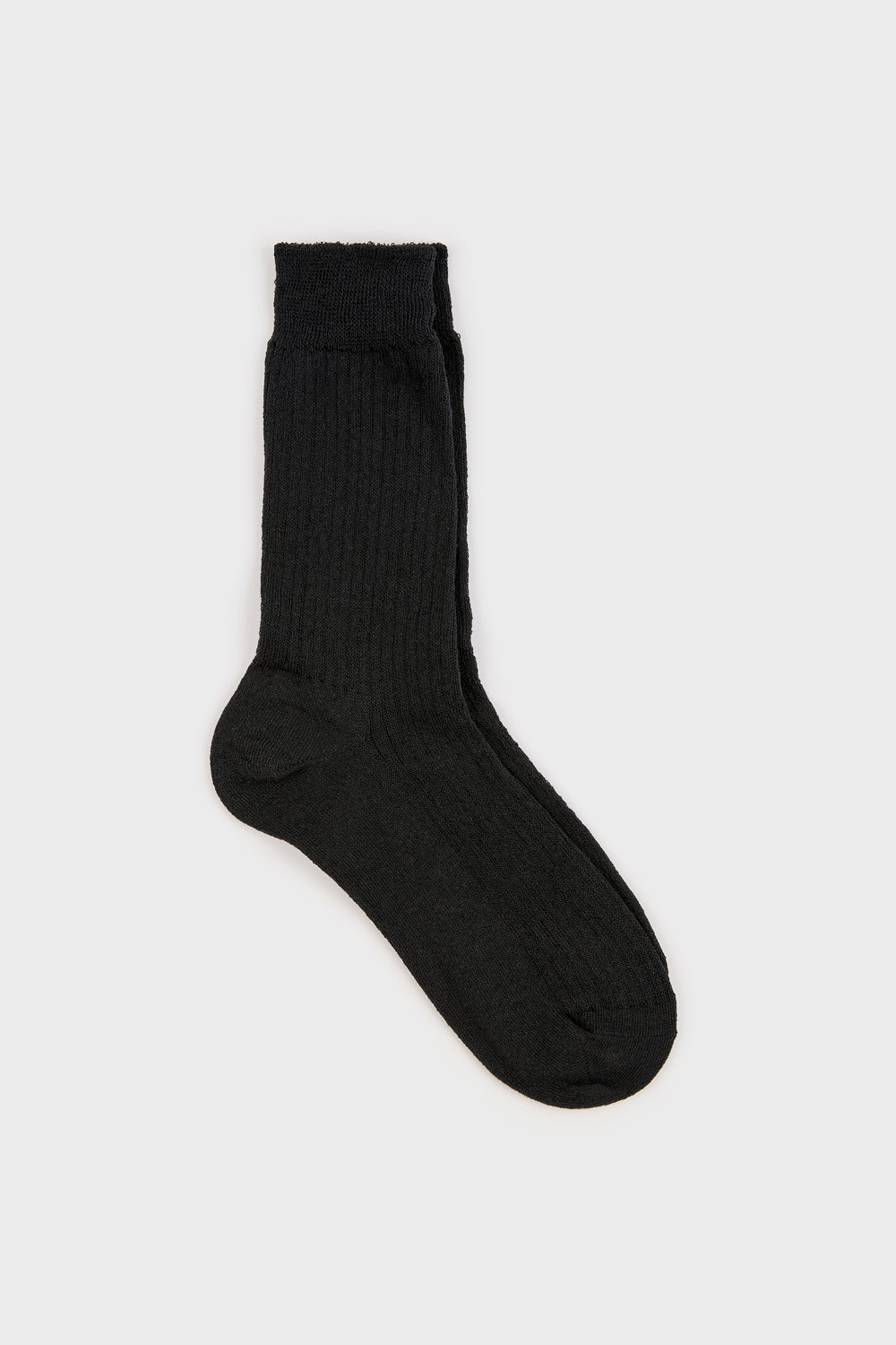 Linen blend ribbed socks - Set of 5