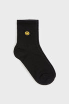 Ribbed ankle smiley face socks - Set of 3