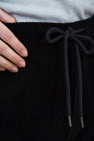 Black ribbed velvet trousers_4