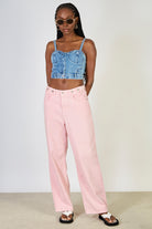 Blue denim corset tank_5