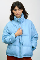 Blue grey duck down puffer jacket_1