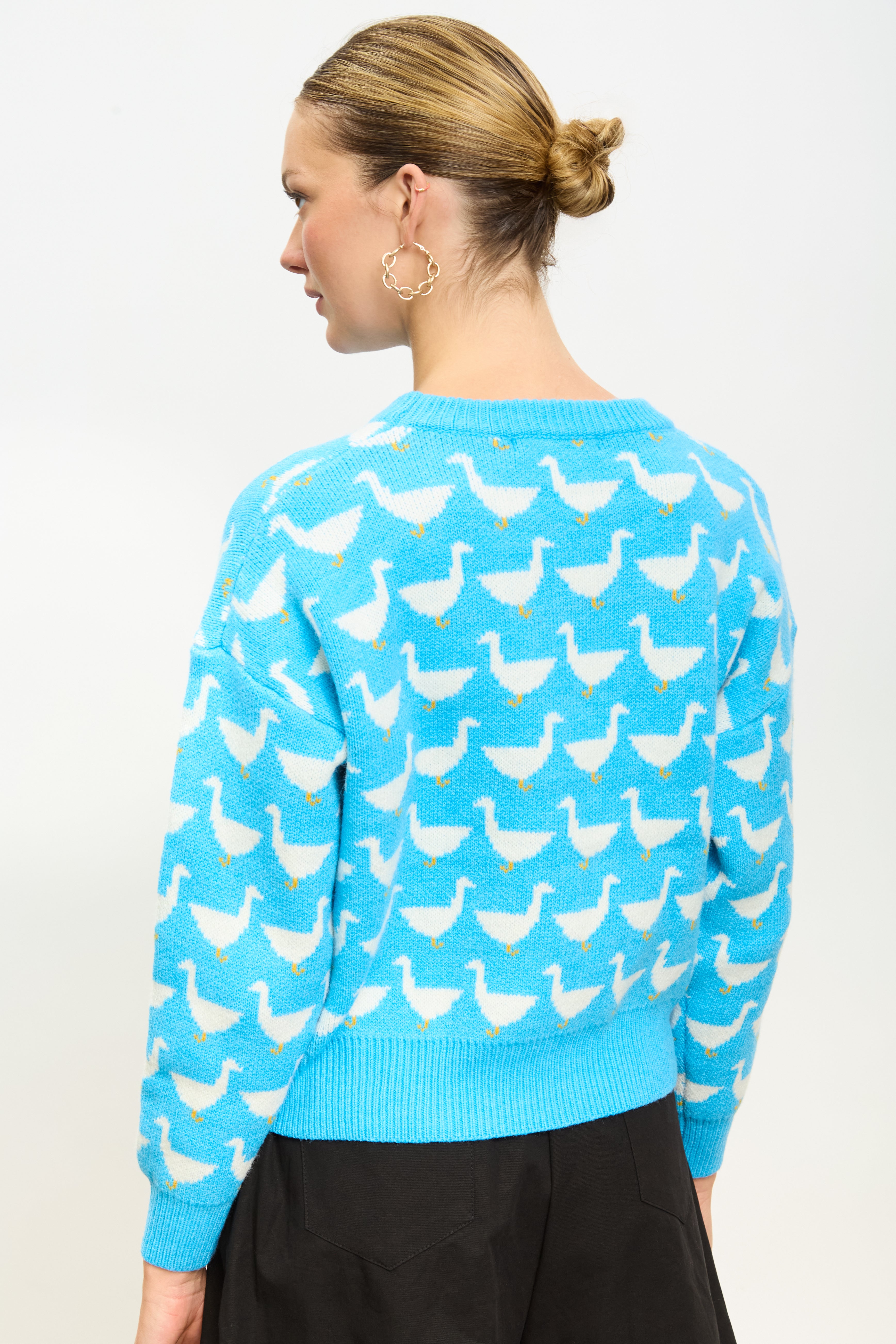 Blue intarsia duck jumper_3