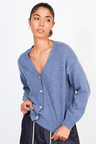 Blue alpaca blend cardigan_1