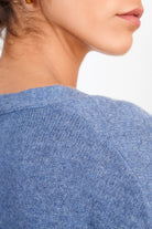 Blue alpaca blend cardigan_4