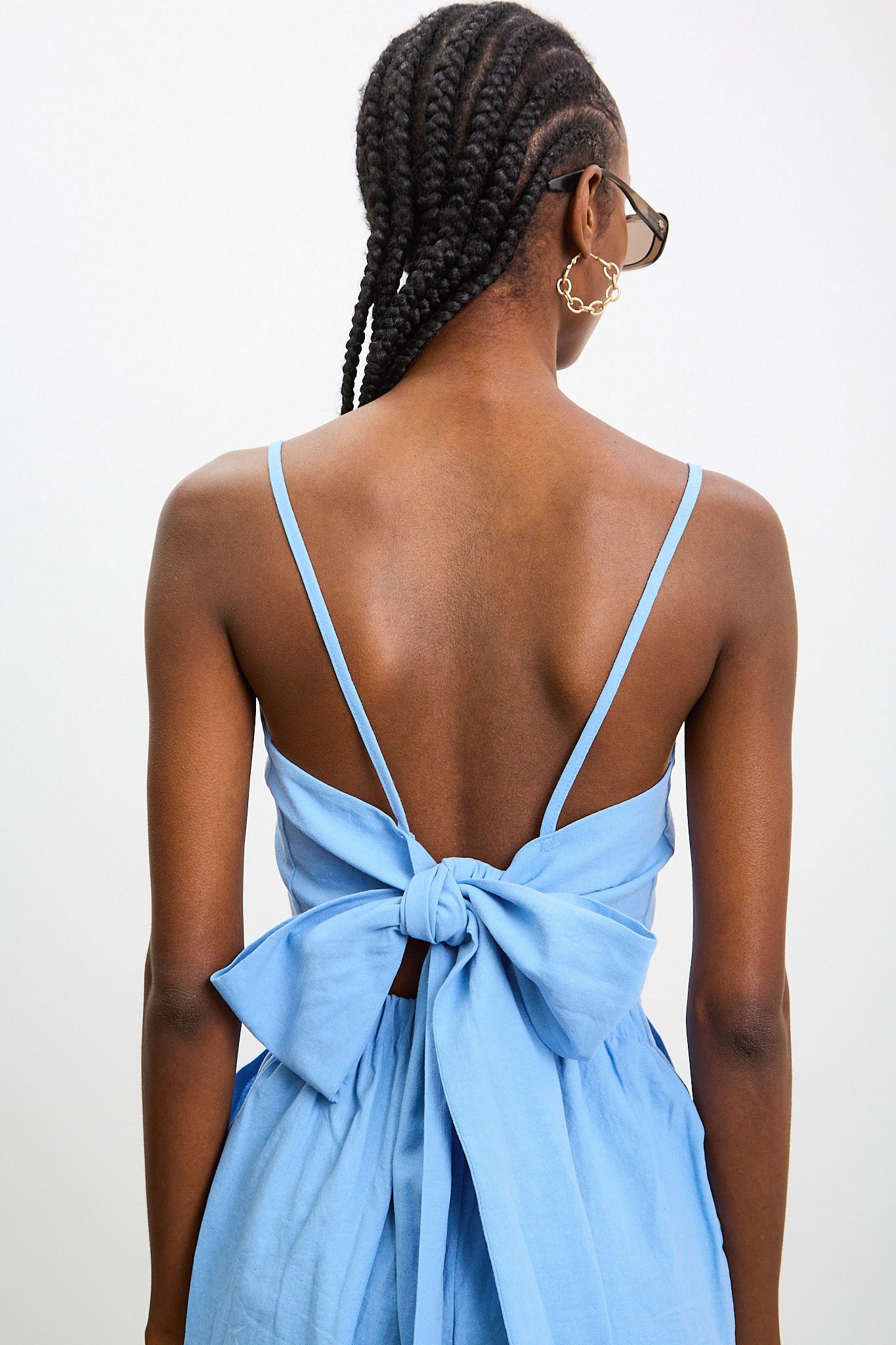 Bright blue giant tie back tank_2