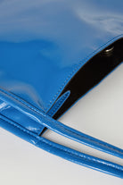 Bright blue high shine PVC tote bag_4