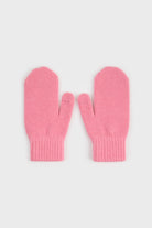 Bright pink wool blend mittens_2