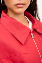Bright red bomber jacket_4