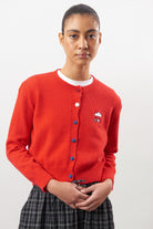 Bright red embroidered rain cloud cardigan_1