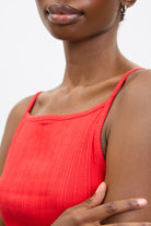 Bright red jersey tank dress_4
