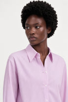 Bright pink and ivory striped shirt_3