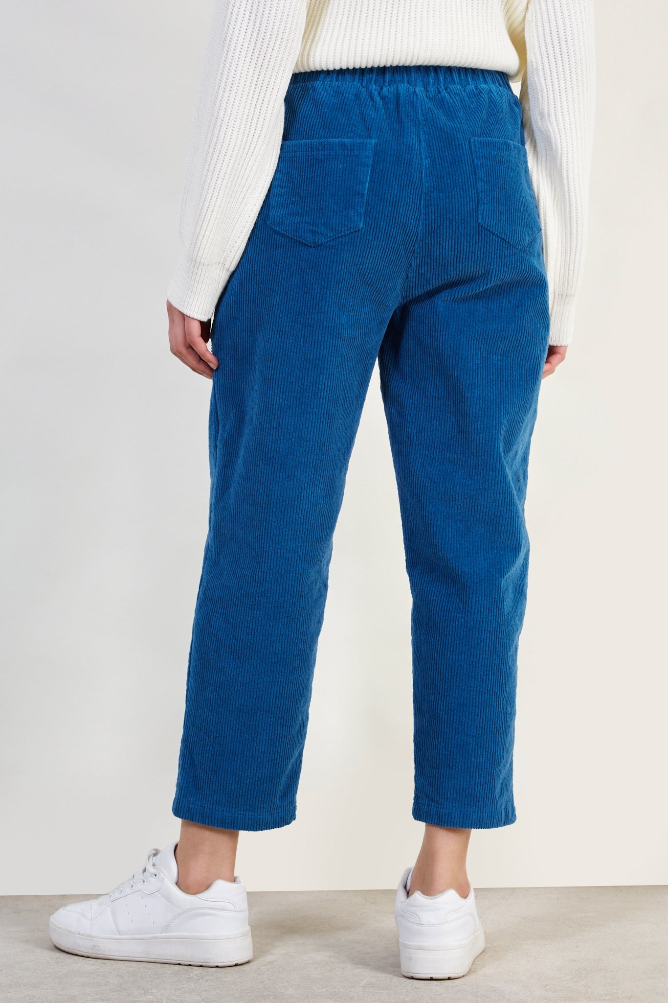 Bright blue corduroy mini pocket trousers_3