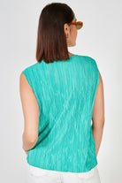 Bright green ribbed tank_2