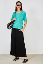 Bright green ribbed tee_3