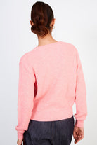 Bright pink alpaca blend ribbed jumper_2