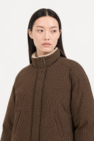 Brown checked reversible teddy fleece jacket_6