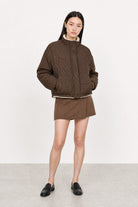 Brown checked reversible teddy fleece jacket_7
