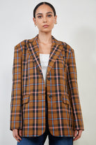 Brown bold checked jacket_2